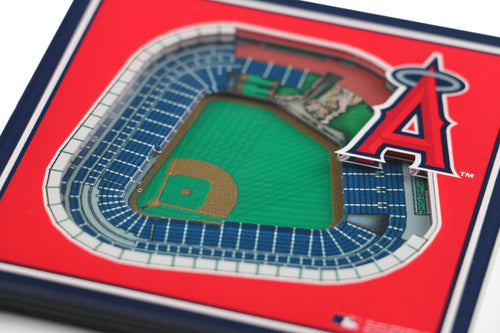 Los Angeles Angels 3D StadiumViews Coaster Set