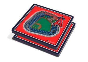 Los Angeles Angels 3D StadiumViews Coaster Set