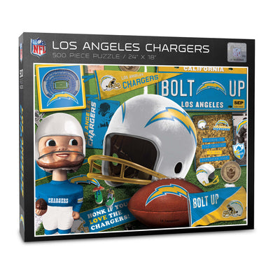 Los Angeles Chargers Retro Series Puzzle