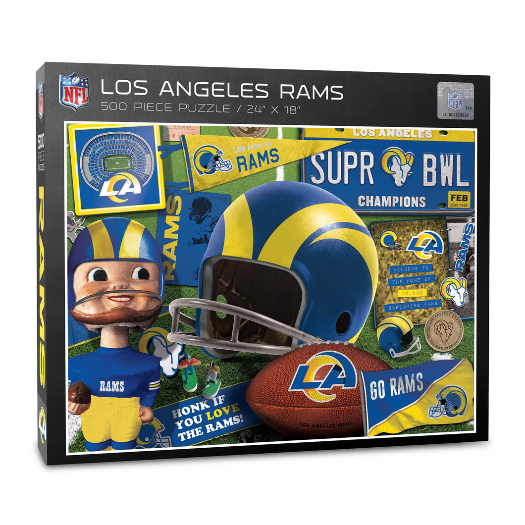 Los Angeles Rams Retro Series Puzzle