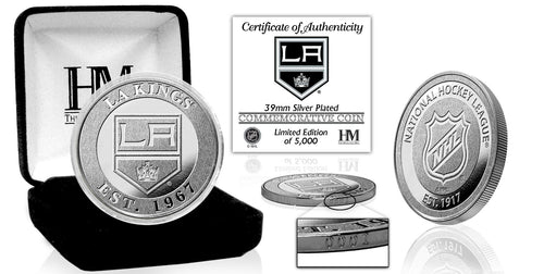 Los Angeles Kings Silver Mint Coin