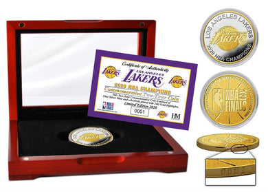 Los Angeles Lakers 2020 NBA Champions Two-Tone Coin