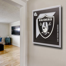 Las Vegas Raiders 3D Logo Series Wall Art - 12"x12"