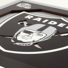 Las Vegas Raiders 3D Logo Series Wall Art - 12"x12"