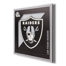 Las Vegas Raiders 3D Logo Series Wall Art - 12"x12"