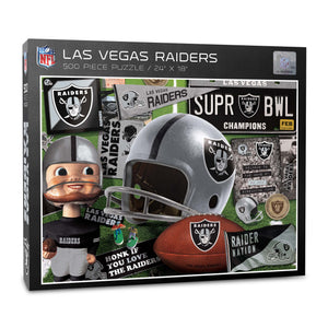 Las Vegas Raiders Retro Series Puzzle