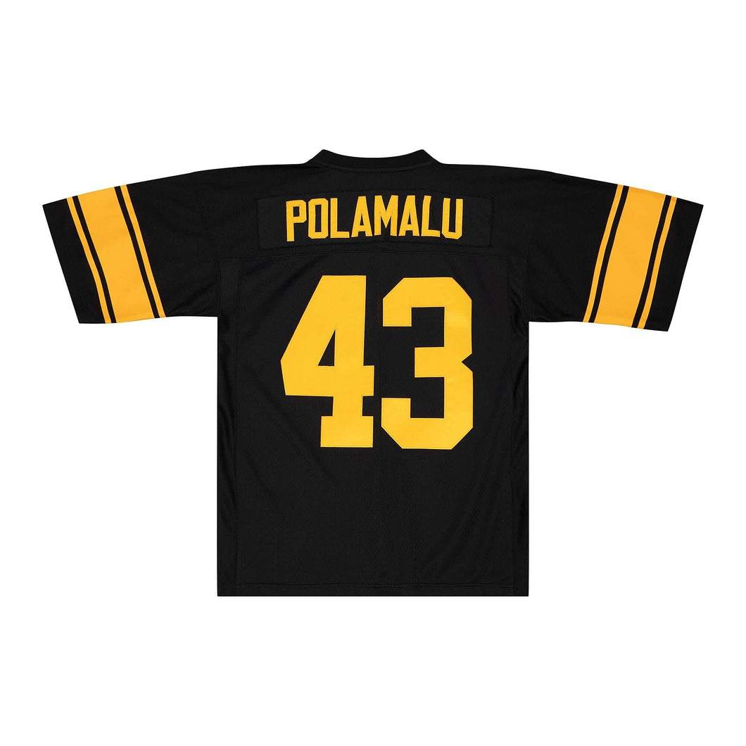Troy Polamalu Jersey Throwback Pittsburgh Steelers Mitchell & Ness Black