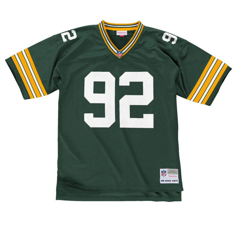 Brett Favre Green Bay Packers Autographed White Mitchell & Ness Replica  Jersey