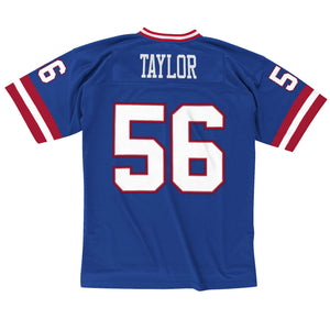 Lawrence Taylor New York Giants Autographed Mitchell Ness Blue Replica  Jersey