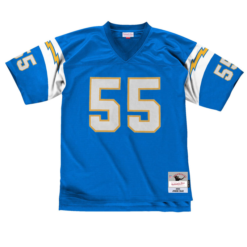 Junior Seau San Diego Chargers Mitchell & Ness 2002 Throwback Jersey –  Sports Fanz