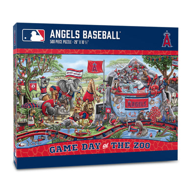 Los Angeles Angels Game Day At The Zoo 500 Piece Puzzle