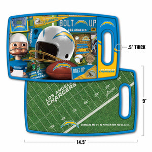 Los Angeles Chargers Retro Series Cutting Board