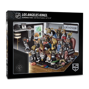 Los Angeles Kings Purebred Fans 500 Piece Puzzle - "A Real Nailbiter"