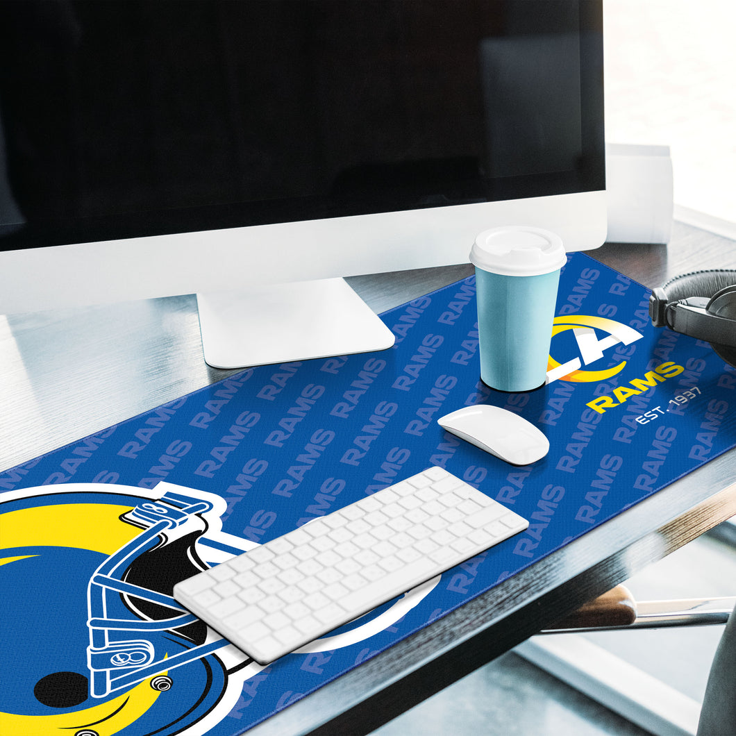 NFL Los Angeles Rams Logo Series 31.5 x 12 Desk Pad