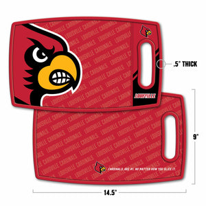 Louisville Cardinals Logo Series Cutting Board
