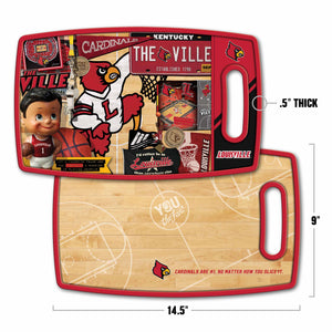 Louisville Cardinals Retro Series Cutting Board