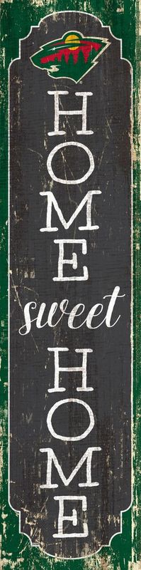 Minnesota Wild Home Sweet Home Door Leaner  12