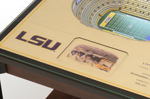 LSU Tigers 25 Layer Lighted StadiumView End Table