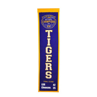 LSU Tigers 2019 NCAA CFP Champions Heritage Banner