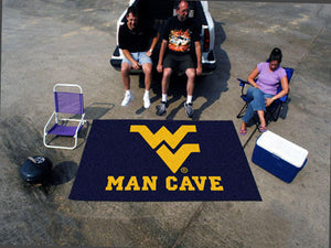 West Virginia Mountaineers Man Cave Ulti Mat Area Rug