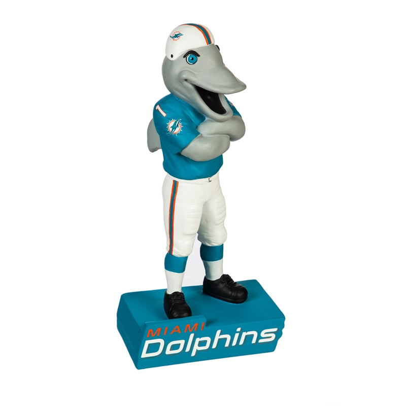 Evergreen Enterprises Miami Dolphins Mascot Statue, 12 inch