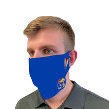 Kansas Jayhawks Fan Mask Adult Face Covering