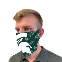 Michigan State Spartans Fan Mask Adult Face Covering Sparty
