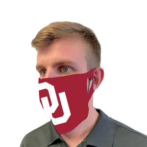 Oklahoma Sooners Logo Fan Mask Adult Face Covering