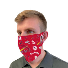 St. Louis Cardinals Fan Mask Adult Face Covering