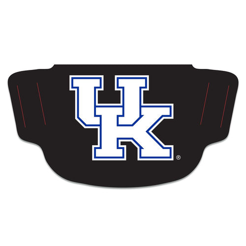 Kentucky Wildcats Black Fan Mask Adult Face Covering