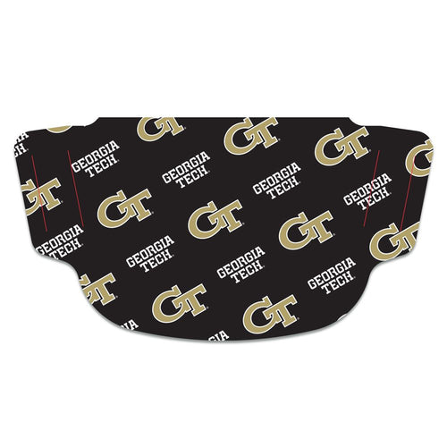 Georgia Yellow Jackets Fan Mask Adult Face Covering