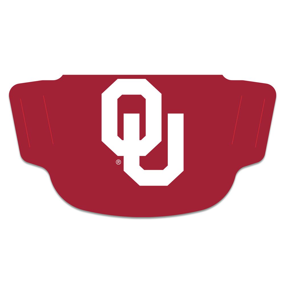 Oklahoma Sooners Logo Fan Mask Adult Face Covering
