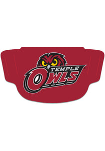 Temple Owls Fan Mask Adult Face Covering