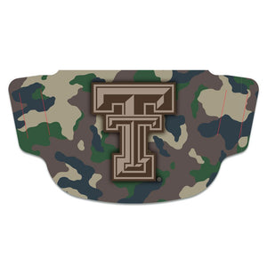 Texas Tech Red Raiders Camo Fan Mask Adult Face Covering
