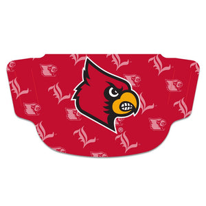 Louisville Cardinals Fan Mask Adult Face Covering