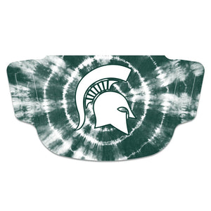 Michigan State Spartans Fan Mask Adult Face Covering Tie Dyed