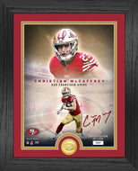 Christian McCaffrey San Francisco 49ers Legends Bronze Coin Photo Mint