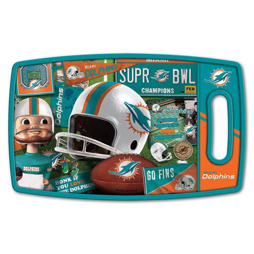 Miami Dolphins Retro Series Cutting Board