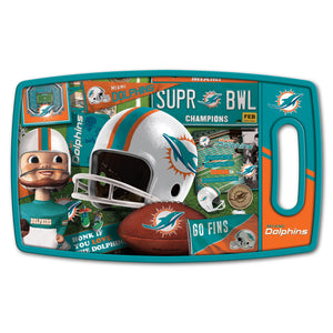 Miami Dolphins Retro Series Cutting Board
