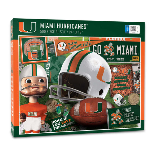 Miami Hurricanes Retro Series Puzzle