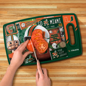 Miami Hurricanes Retro Series Cutting Board