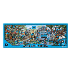 Miami Marlins Game Day At The Zoo 500 Piece Puzzle