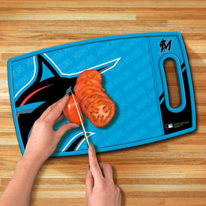 Miami Marlins Logo Series Cutting Board