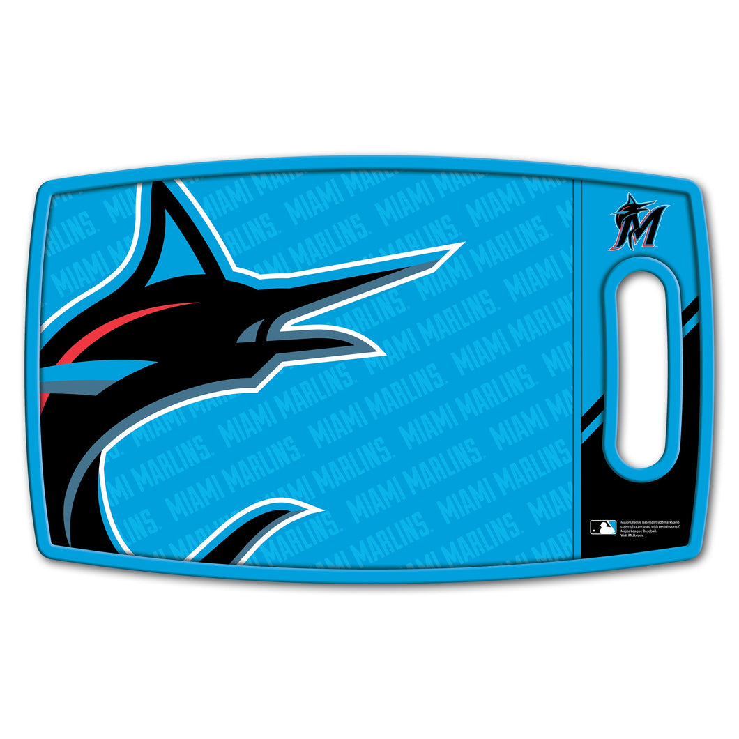 Miami Marlins Logo Series Cutting Board