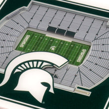 Michigan State Spartans 3D StadiumViews Coaster Set