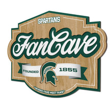 Michigan State Spartans 3D Fan Cave Wood Sign