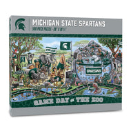 Michigan State Spartans Game Day At The Zoo 500 Piece Puzzle