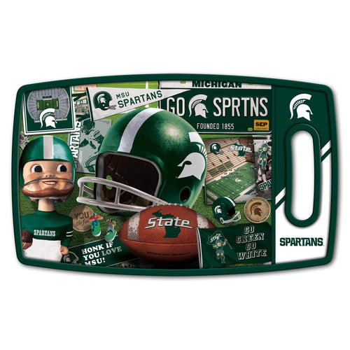 Michigan State Spartans Retro Series Cutting Board