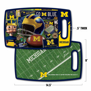 Michigan Wolverines Retro Series Cutting Board