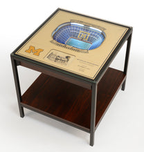 Michigan Wolverines 25 Layer Lighted StadiumView End Table